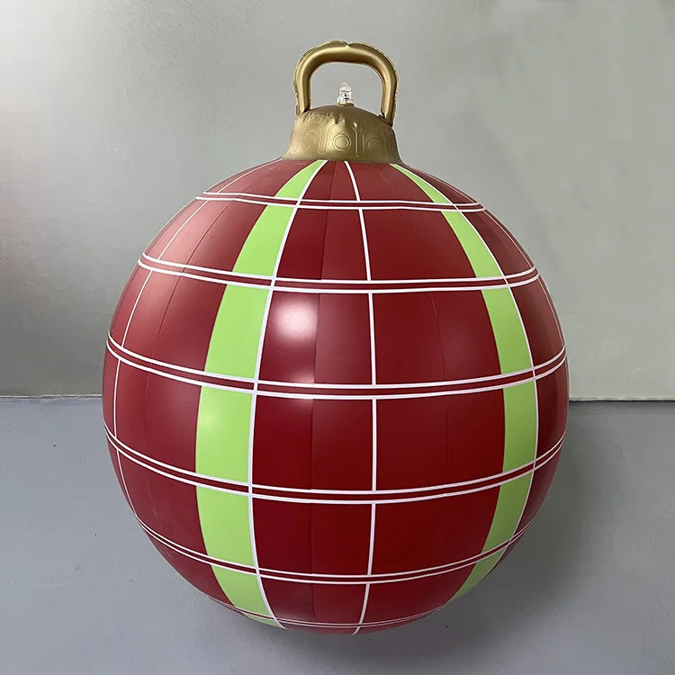 Bola Hinchable Gigante de Navidad de 60 cm para Exterior sin Luces