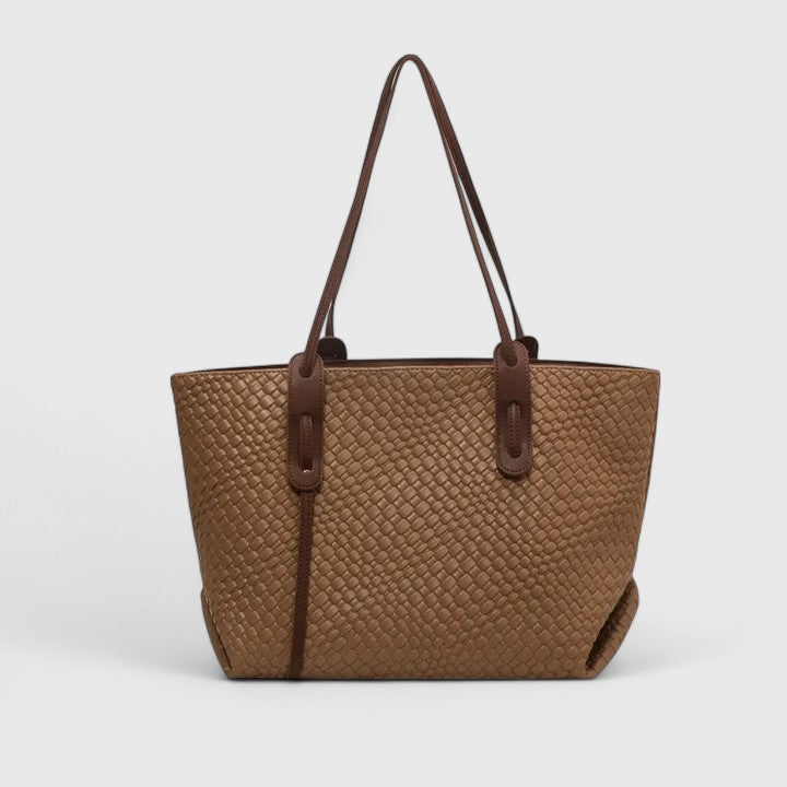 Bolso tote mujer trenzado shopper grande