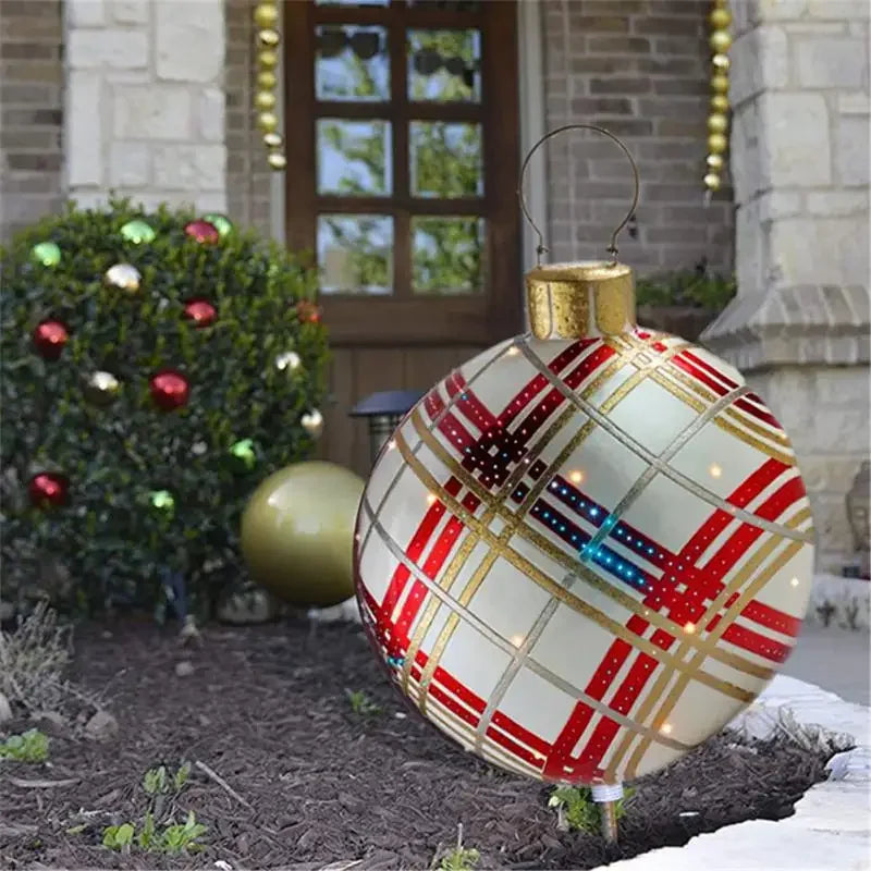 Palla gonfiabile decorativa da esterno con diametro di 60 cm, senza luci