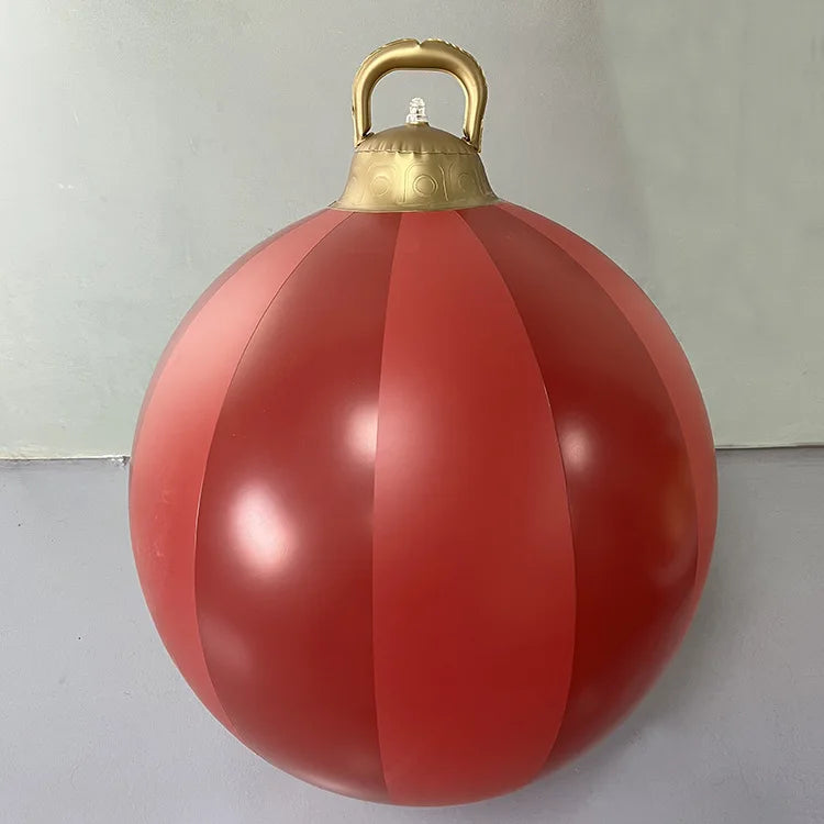 Bola Hinchable Gigante de Navidad de 60 cm para Exterior sin Luces