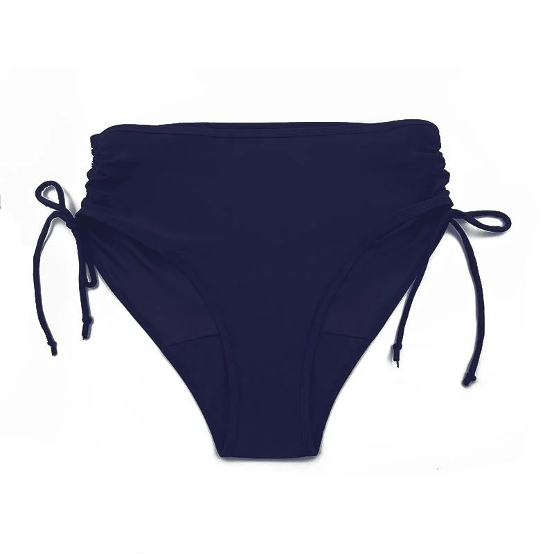 Traje de baño de periodo para mujer con cintura alta
