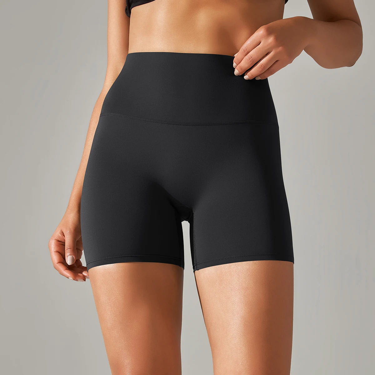 Shorts Deportivos Mujer de Tiro Alto
