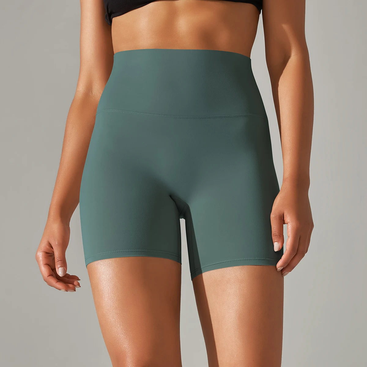 Shorts Deportivos Mujer de Tiro Alto