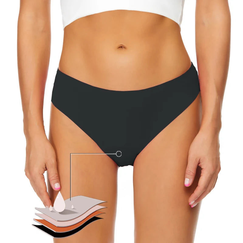 Braga de periodo bikini sin costuras