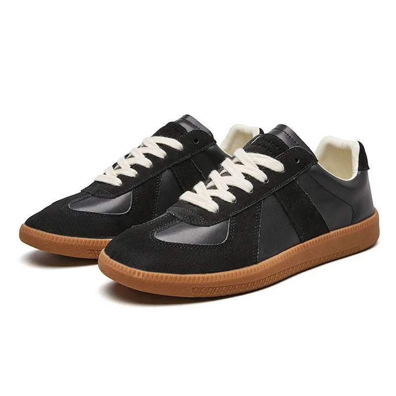 Hombre Zapatillas Ante Diseño Retro Suela Gruesa Comodidad