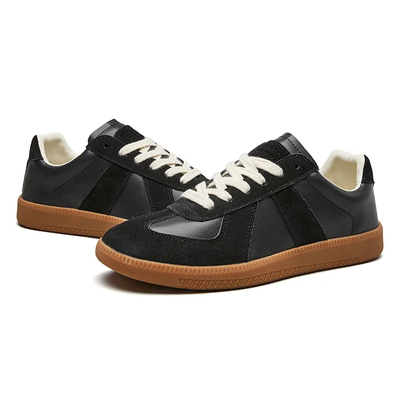 Hombre Zapatillas Ante Diseño Retro Suela Gruesa Comodidad