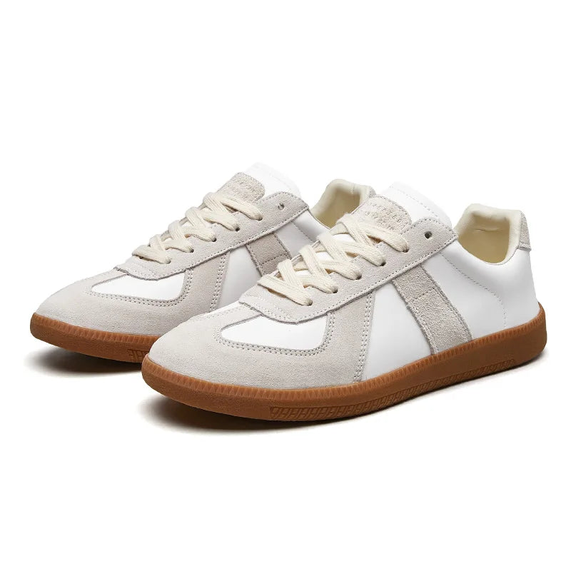 Hombre Zapatillas Ante Diseño Retro Suela Gruesa Comodidad