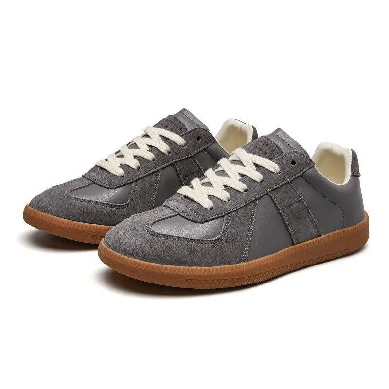 Hombre Zapatillas Ante Diseño Retro Suela Gruesa Comodidad