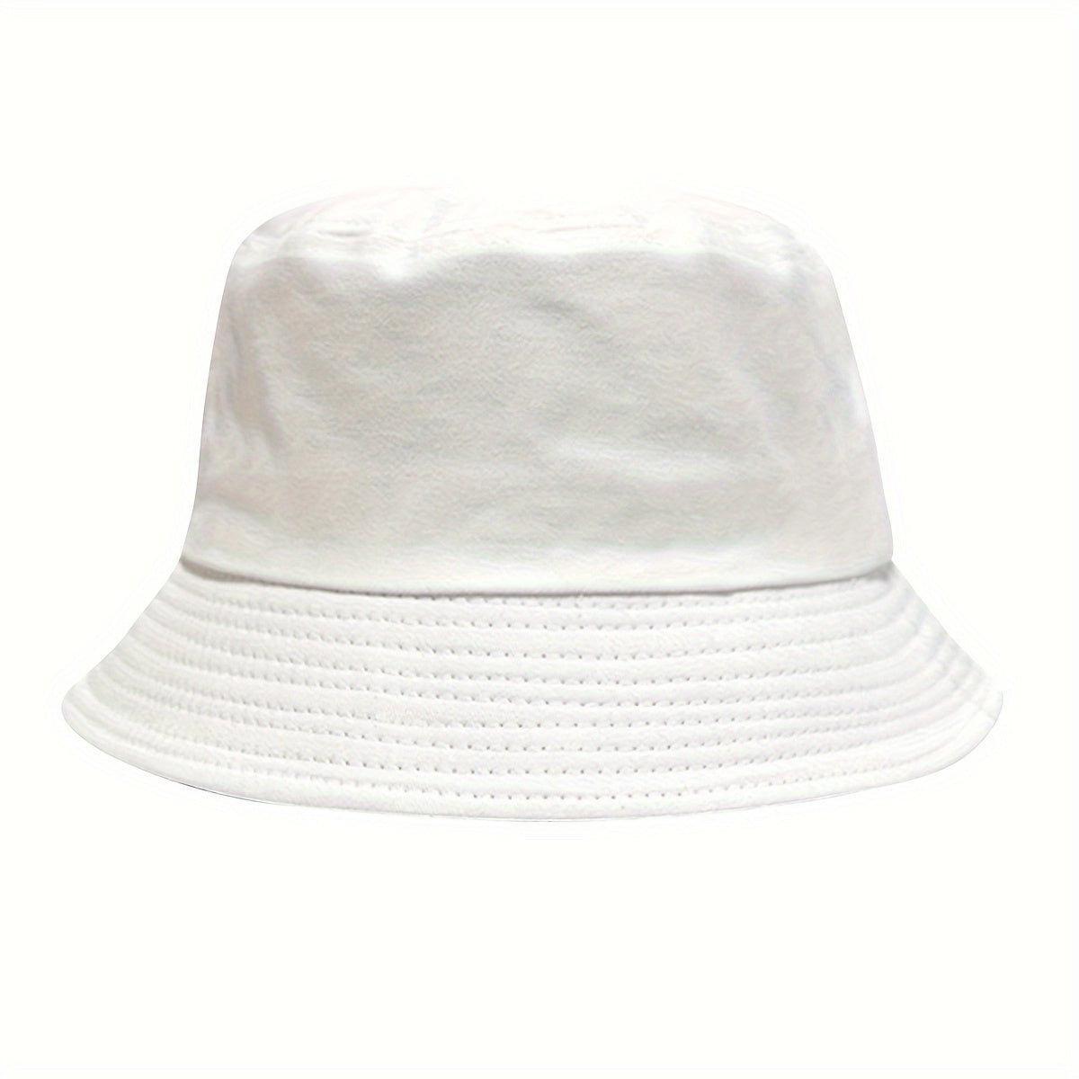 Bonnet de pêcheur unisexe - bord rigide surpiqué - style urbain décontracté