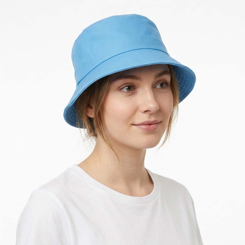 Bonnet de pêcheur unisexe - bord rigide surpiqué - style urbain décontracté