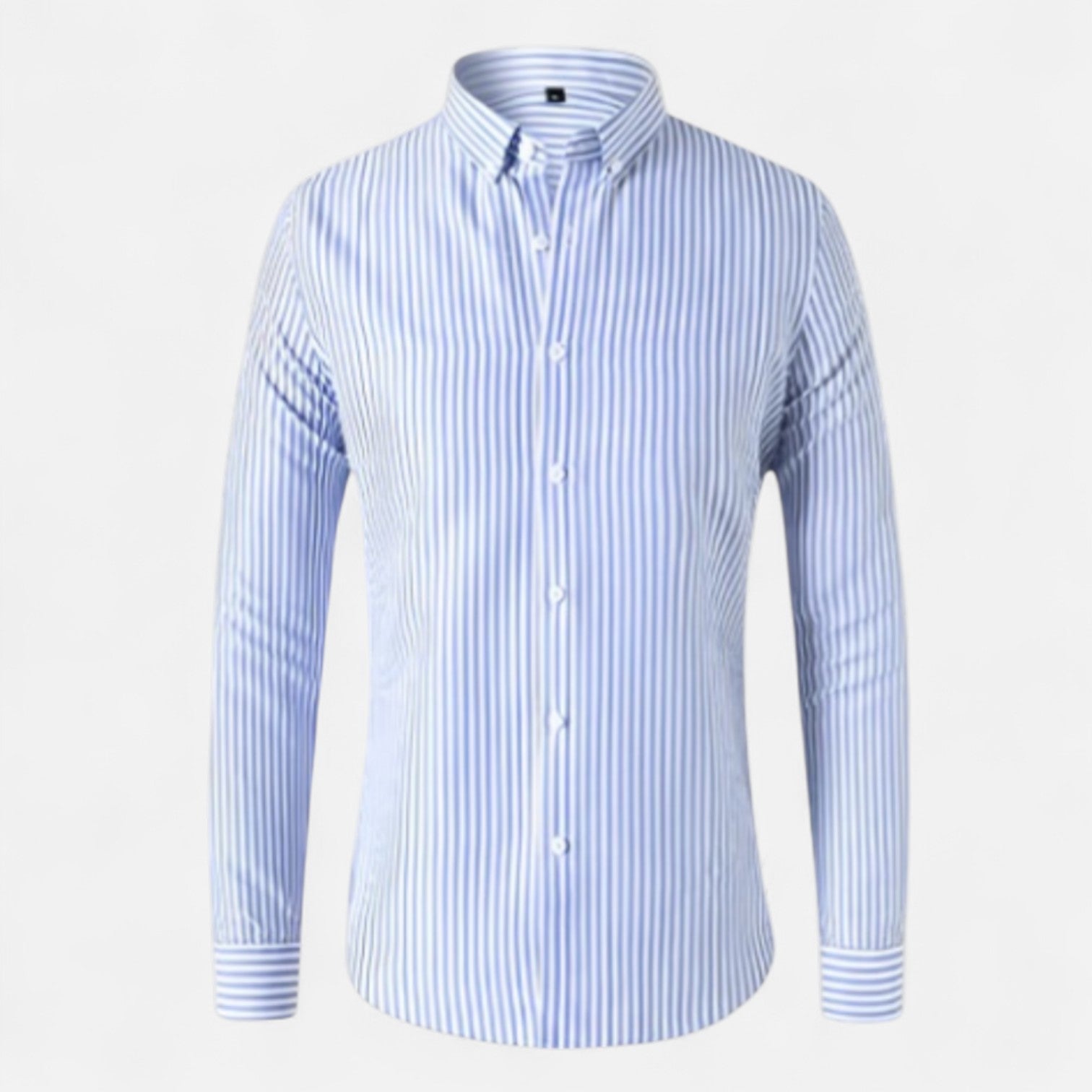 Camisa a Rayas para Hombre – Diseño Clásico con Patrón Atemporal y Ajuste Refinado