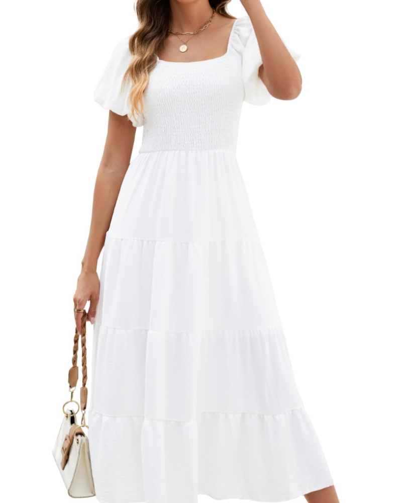 Vestido largo cruzado mujer | estilo sin mangas | corte fluido | verano | playa