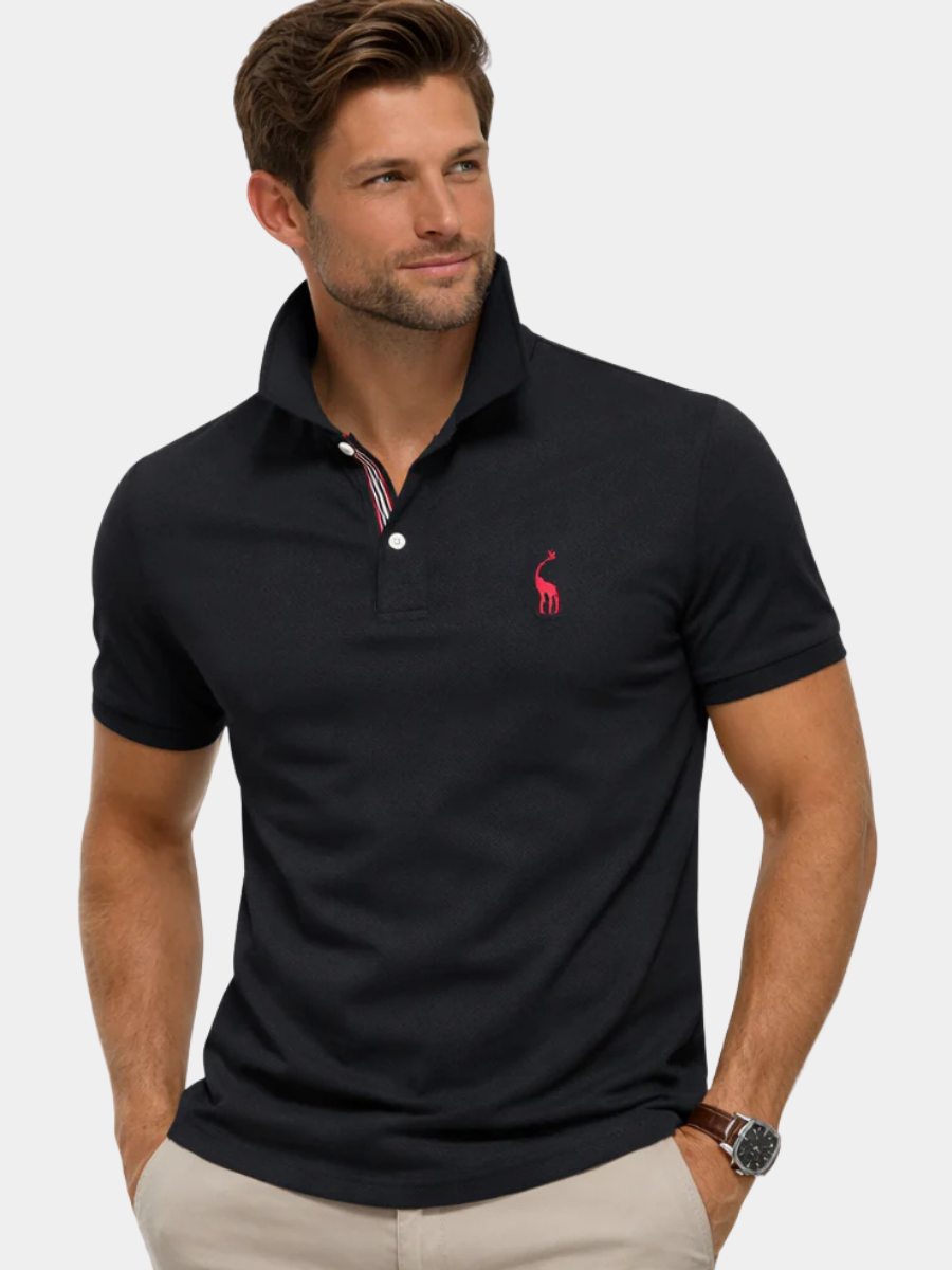 Polo de Algodón para Hombre de Manga Corta