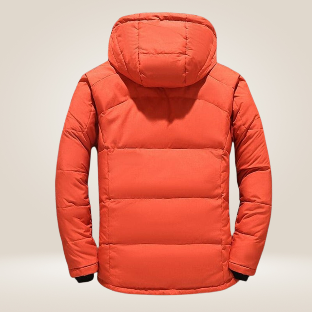 Veste matelassée en duvet pour homme avec finition déperlante