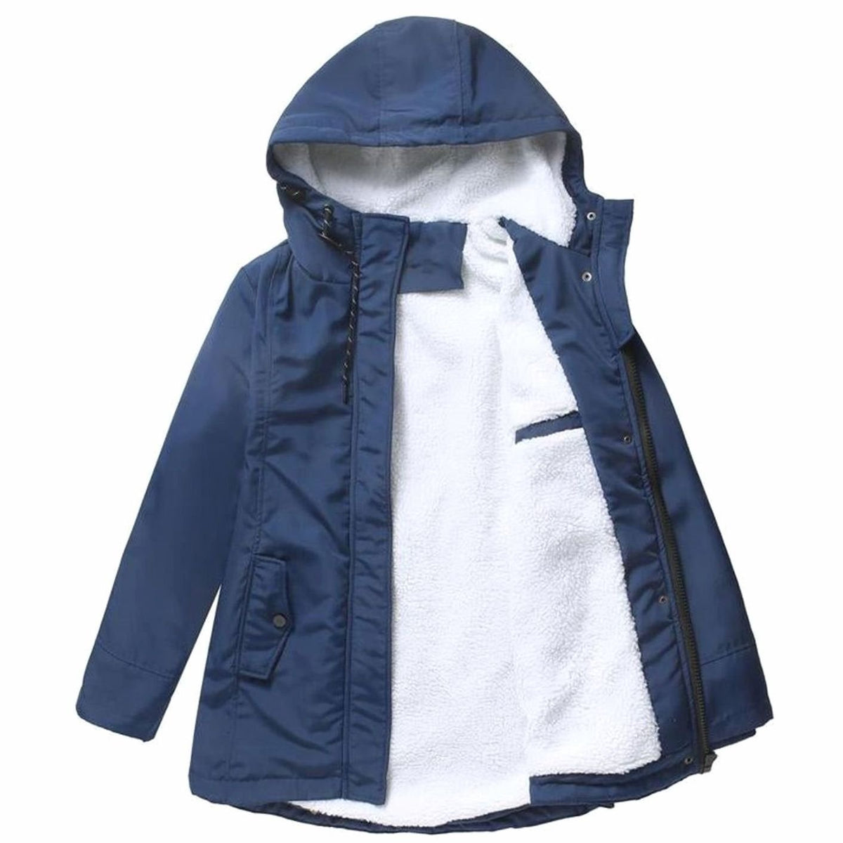 Parka de Mujer con Capucha Ajustable y Forro Suave de Aislamiento Térmico