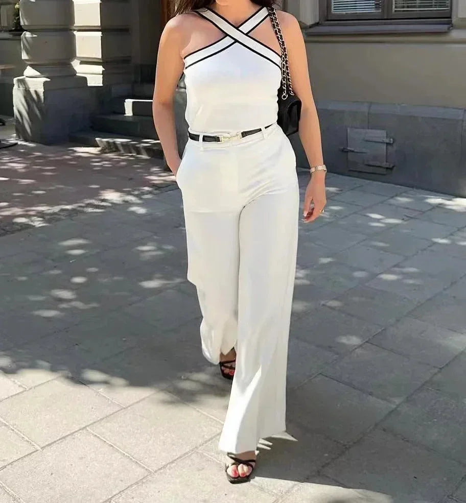 Top halter mujer | tirantes cruzados para uso diario