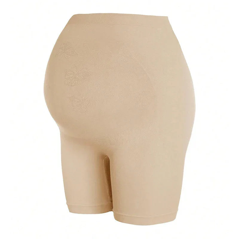 Pantalón corto maternidad talle alto soporte