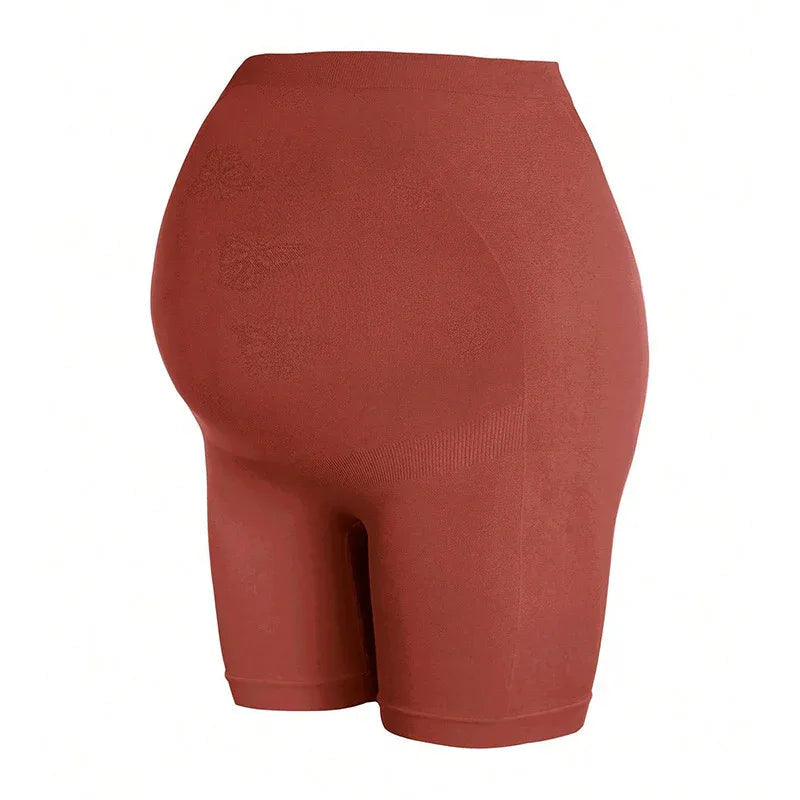Pantalón corto maternidad talle alto soporte