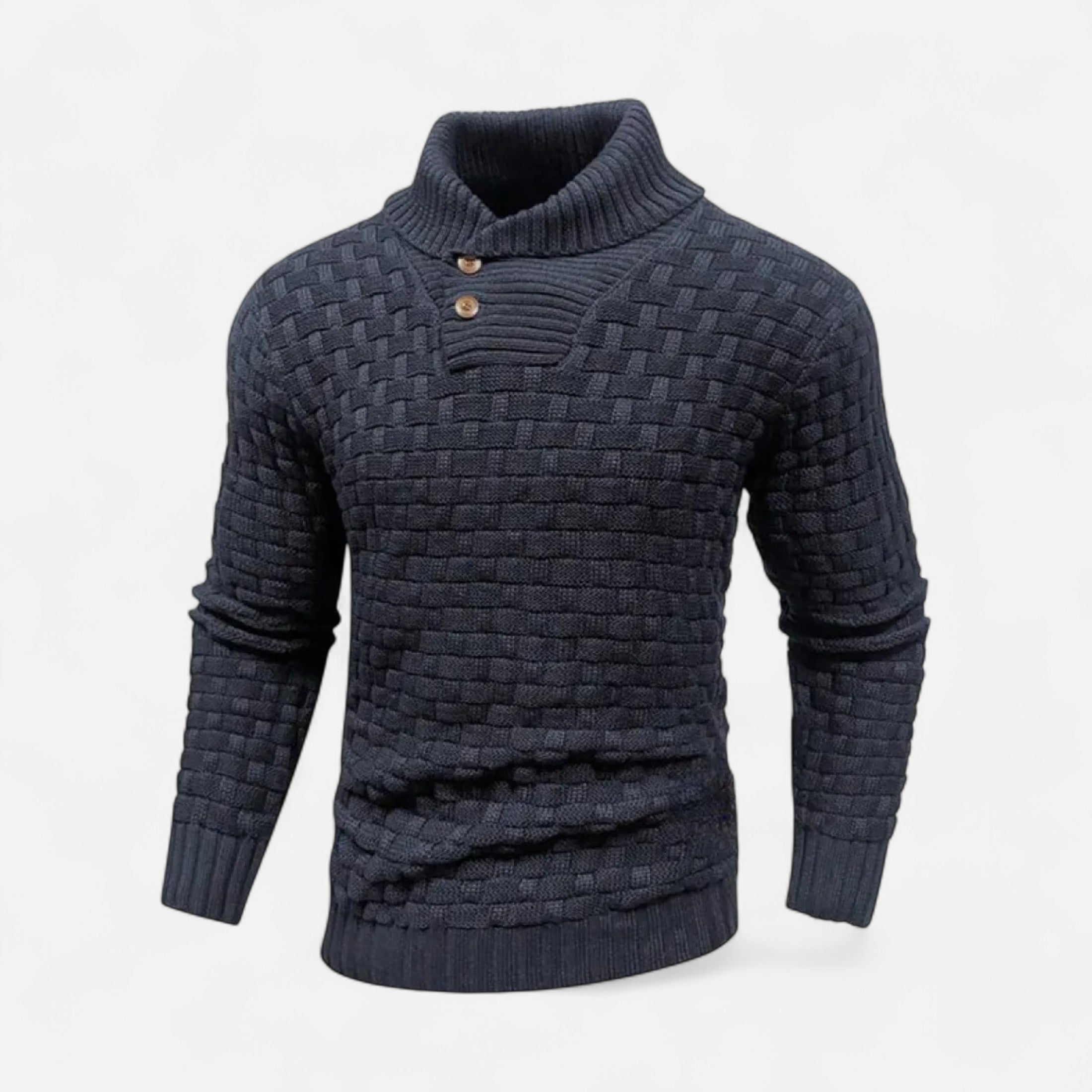Jersey Hombre Invierno Cuello Alto Térmico