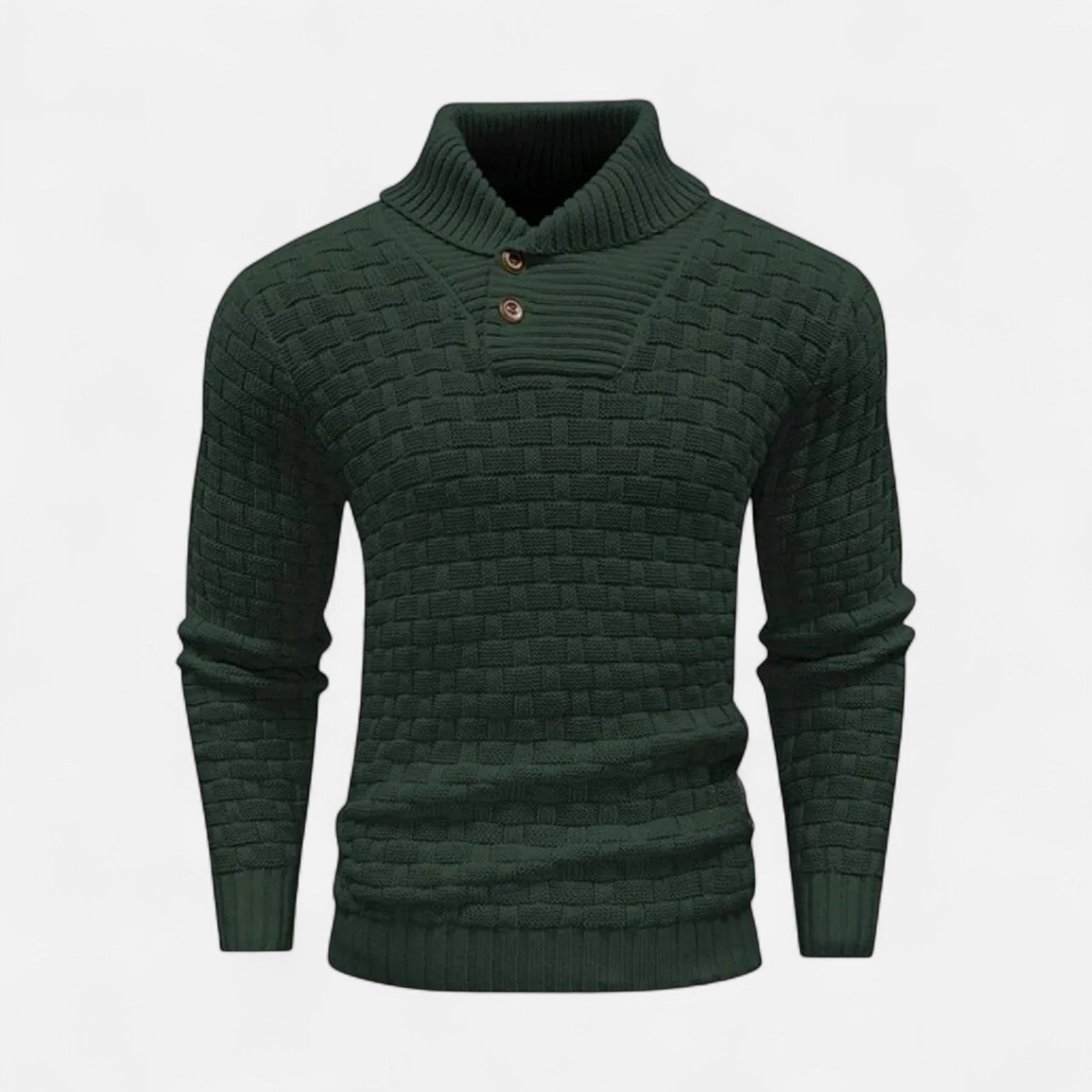 Jersey Hombre Invierno Cuello Alto Térmico