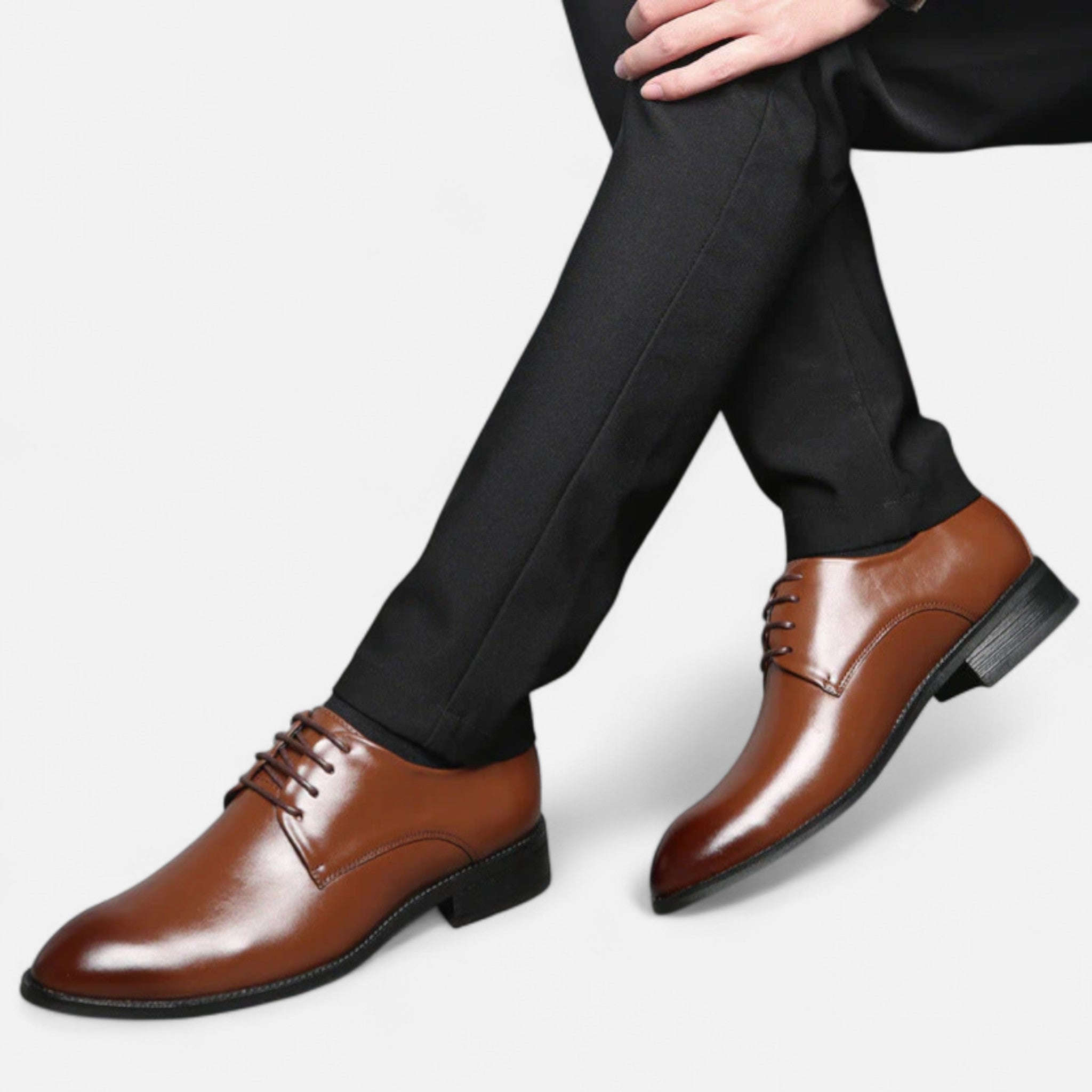 Zapatos Hombre Verano Elegantes con Cordones Clásicos