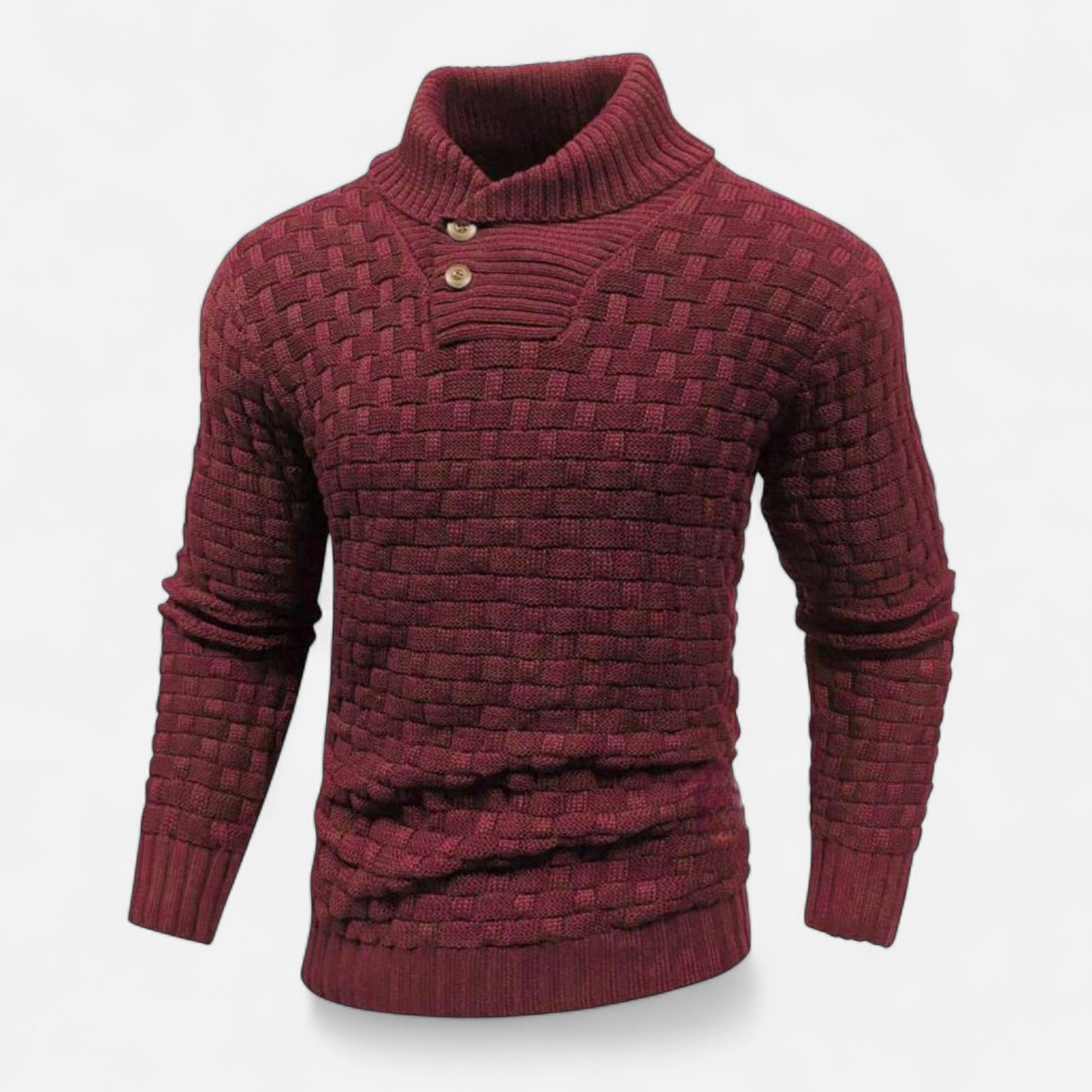 Jersey Hombre Invierno Cuello Alto Térmico