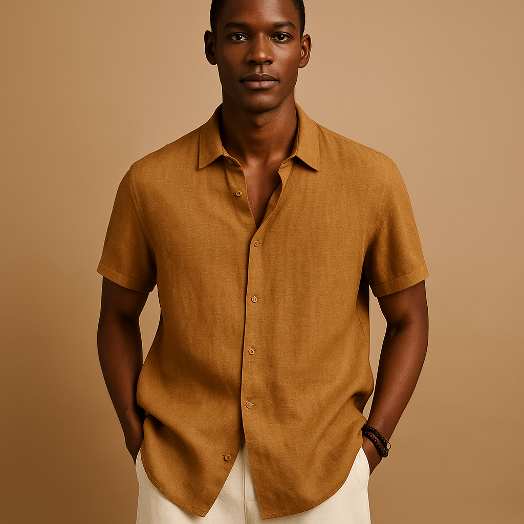Camisa De Manga Corta Paraa Hombre