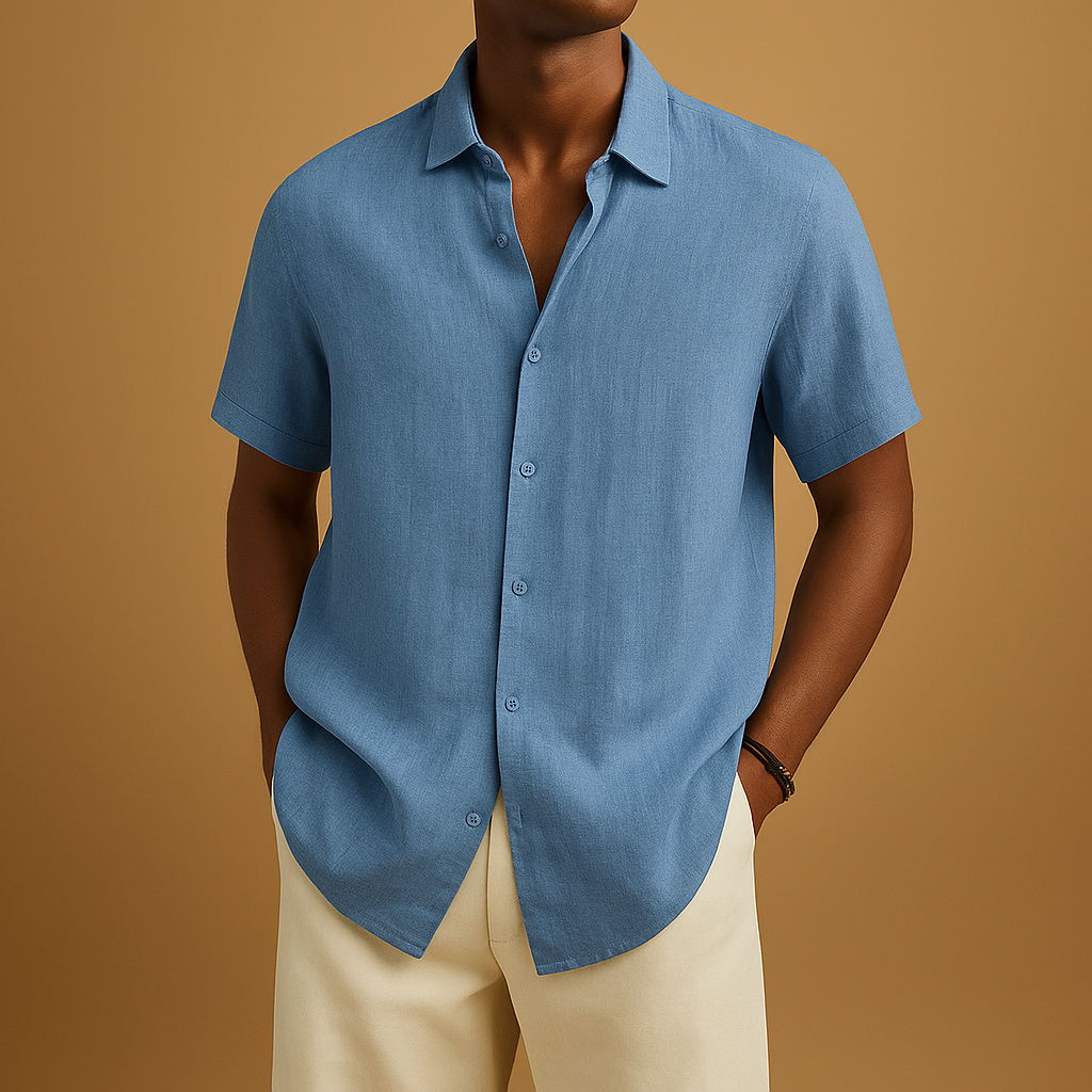 Camisa De Manga Corta Paraa Hombre