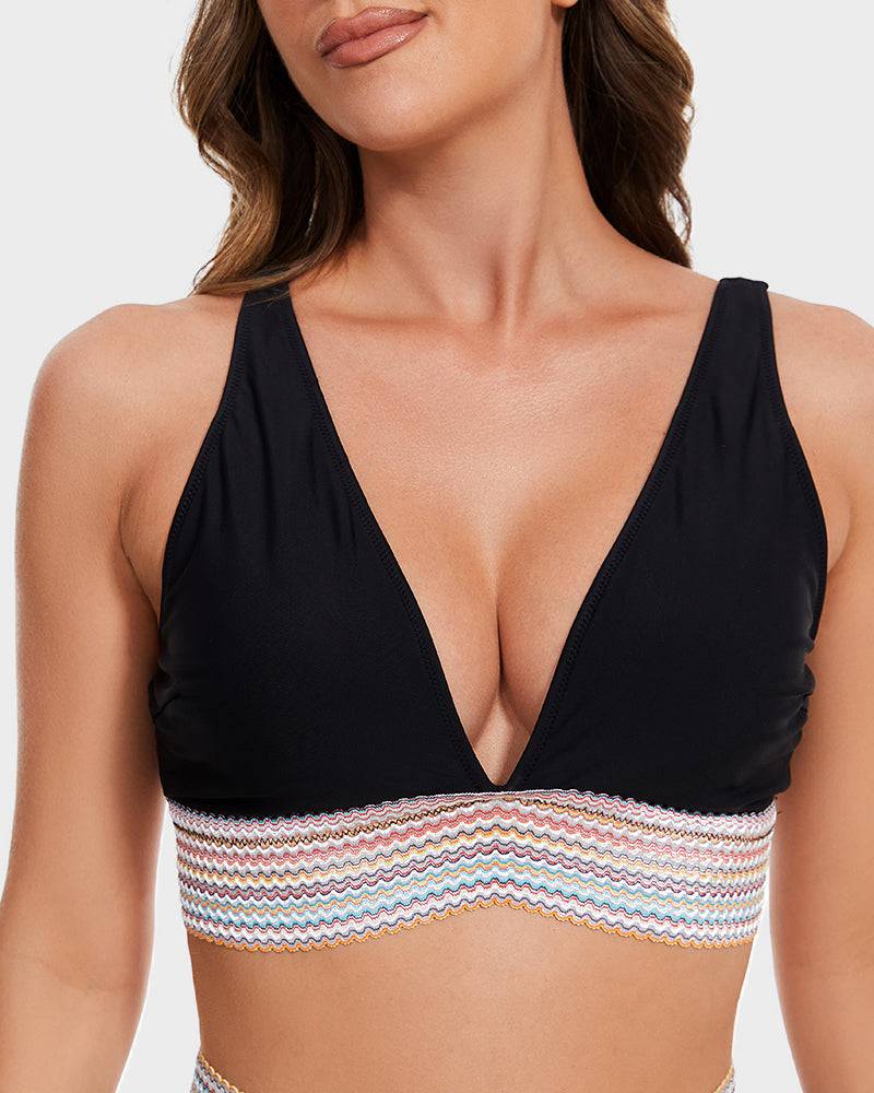 Bikini de Talle Alto con Control de Abdomen y Tirantes Ajustables para Mujer