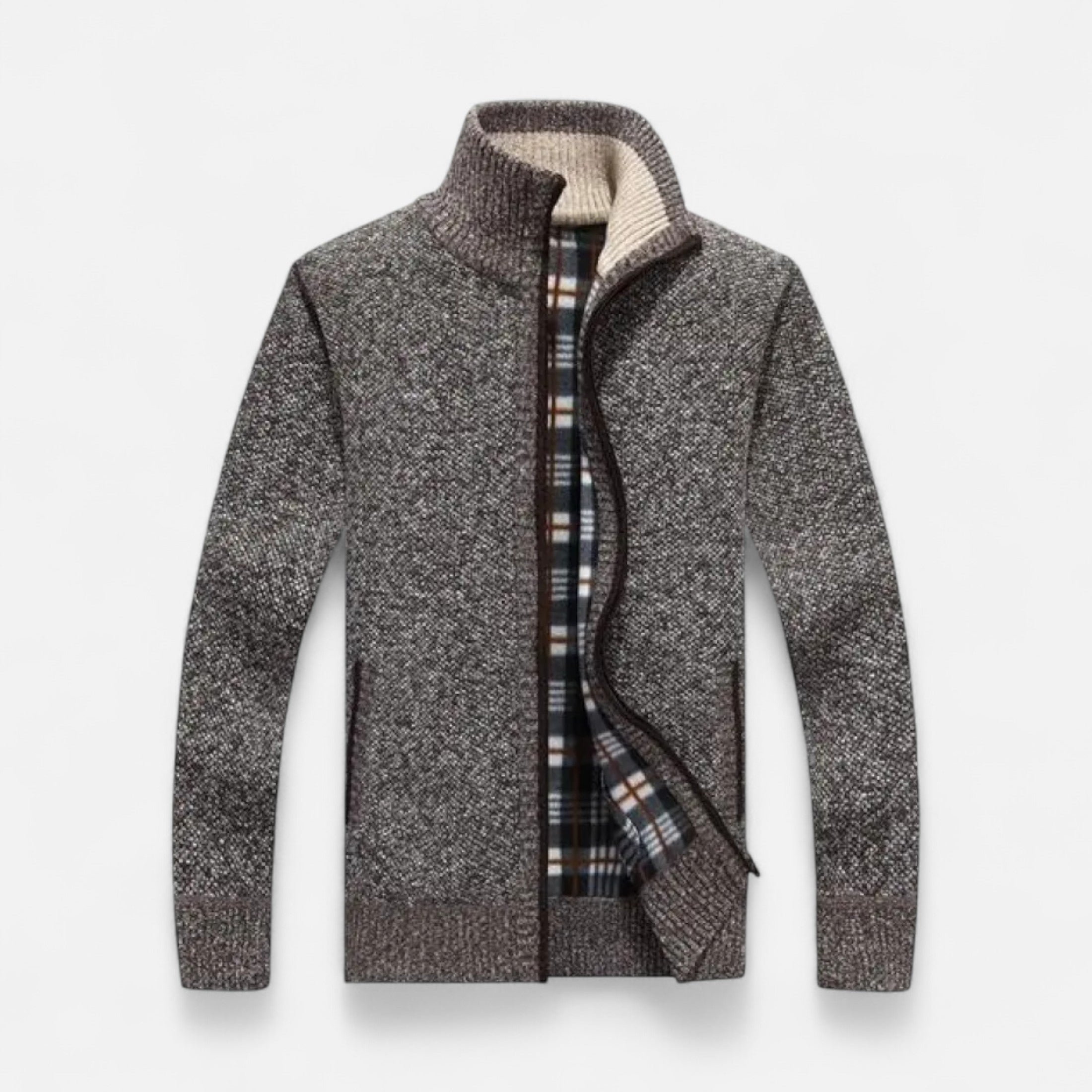 Jersey Hombre Invierno Tejido con Cremallera