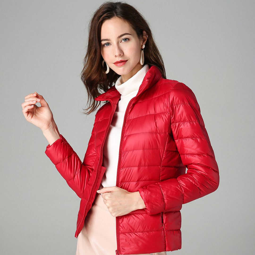 Chaqueta Impermeable Ligera para Mujer con Bolsillos Multifuncionales