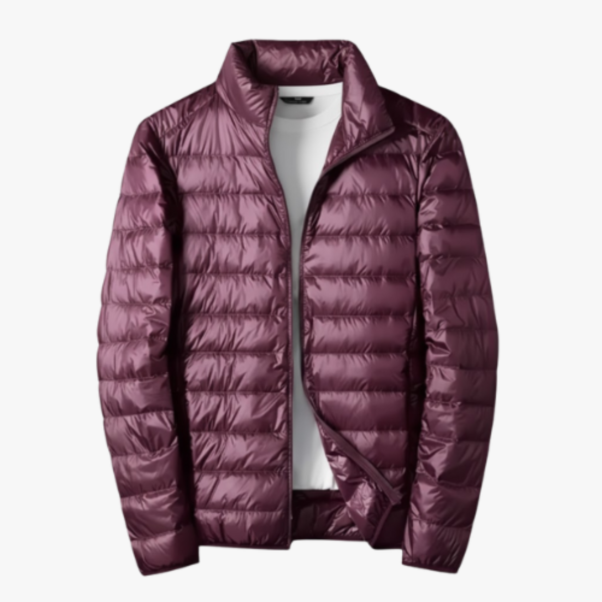 Chaqueta de Plumón Ultraligera para Hombre Impermeable y Plegable
