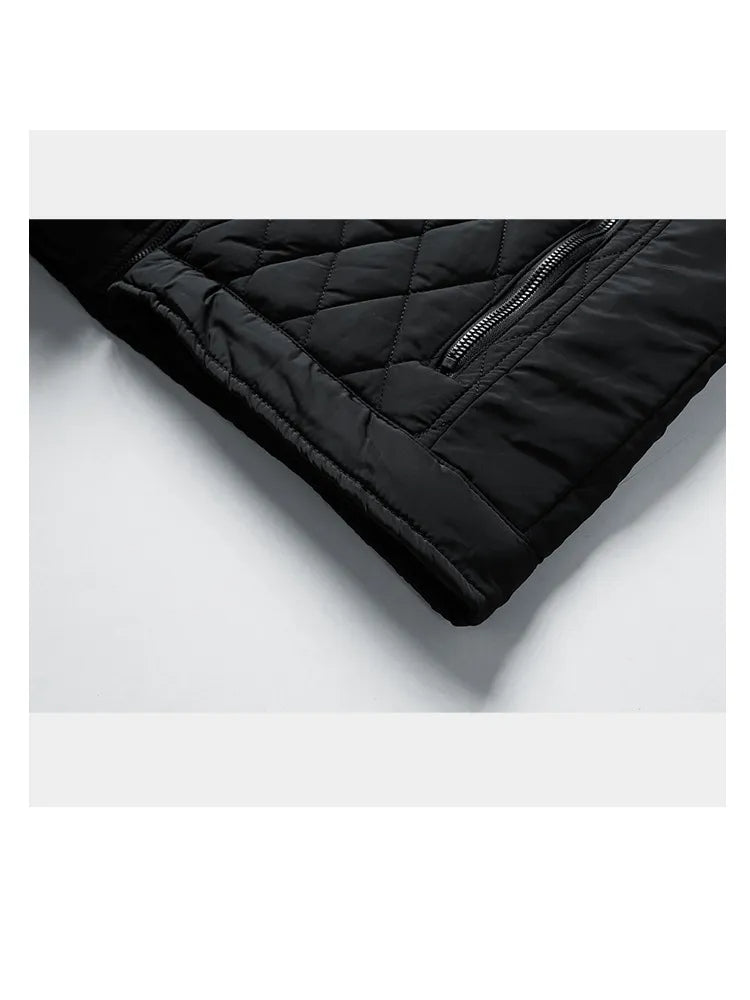 Chaqueta Acolchada Moderna para Hombre con Corte Cómodo y Diseño Estructurado