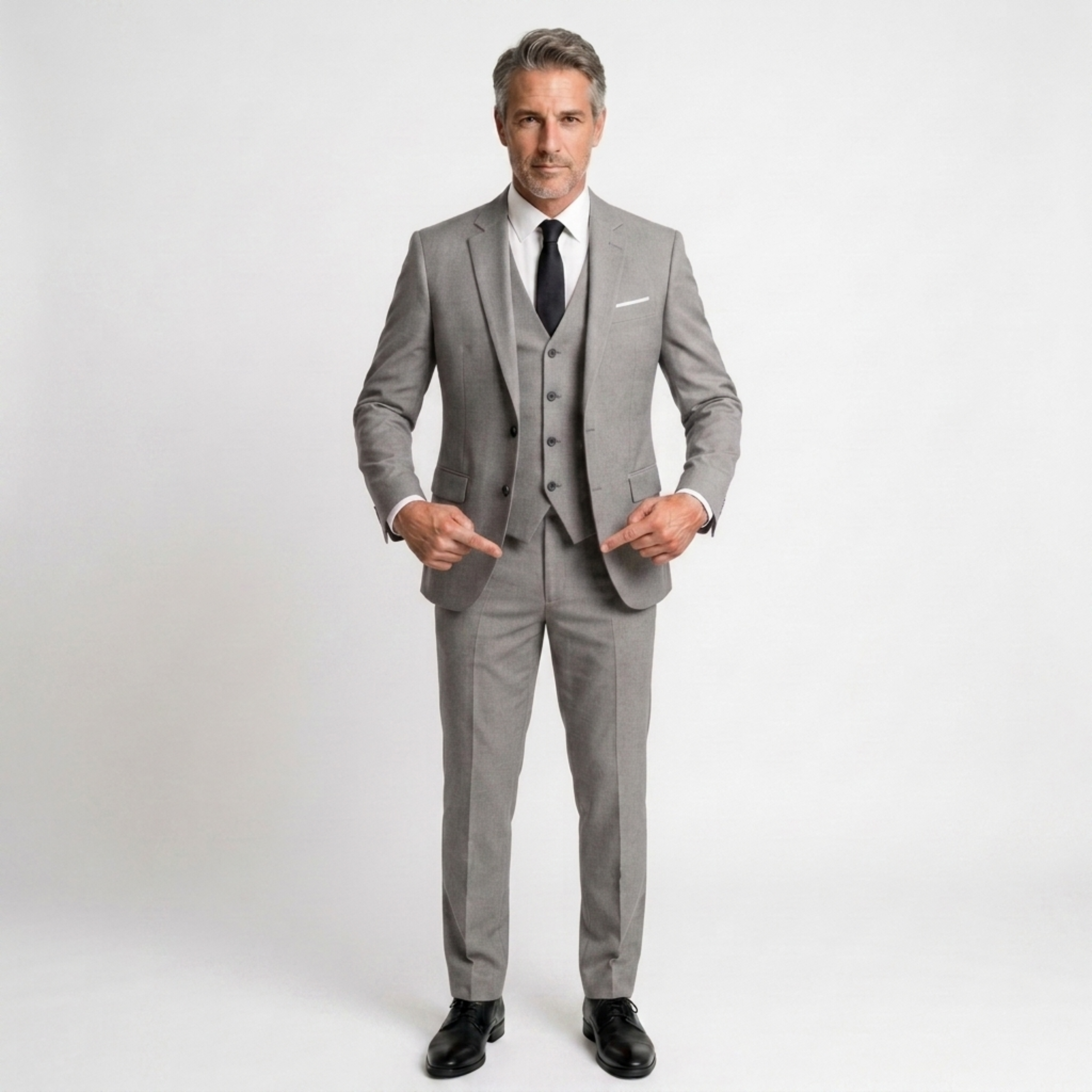 Traje hombre tres piezas slim fit | conjunto formal para bodas