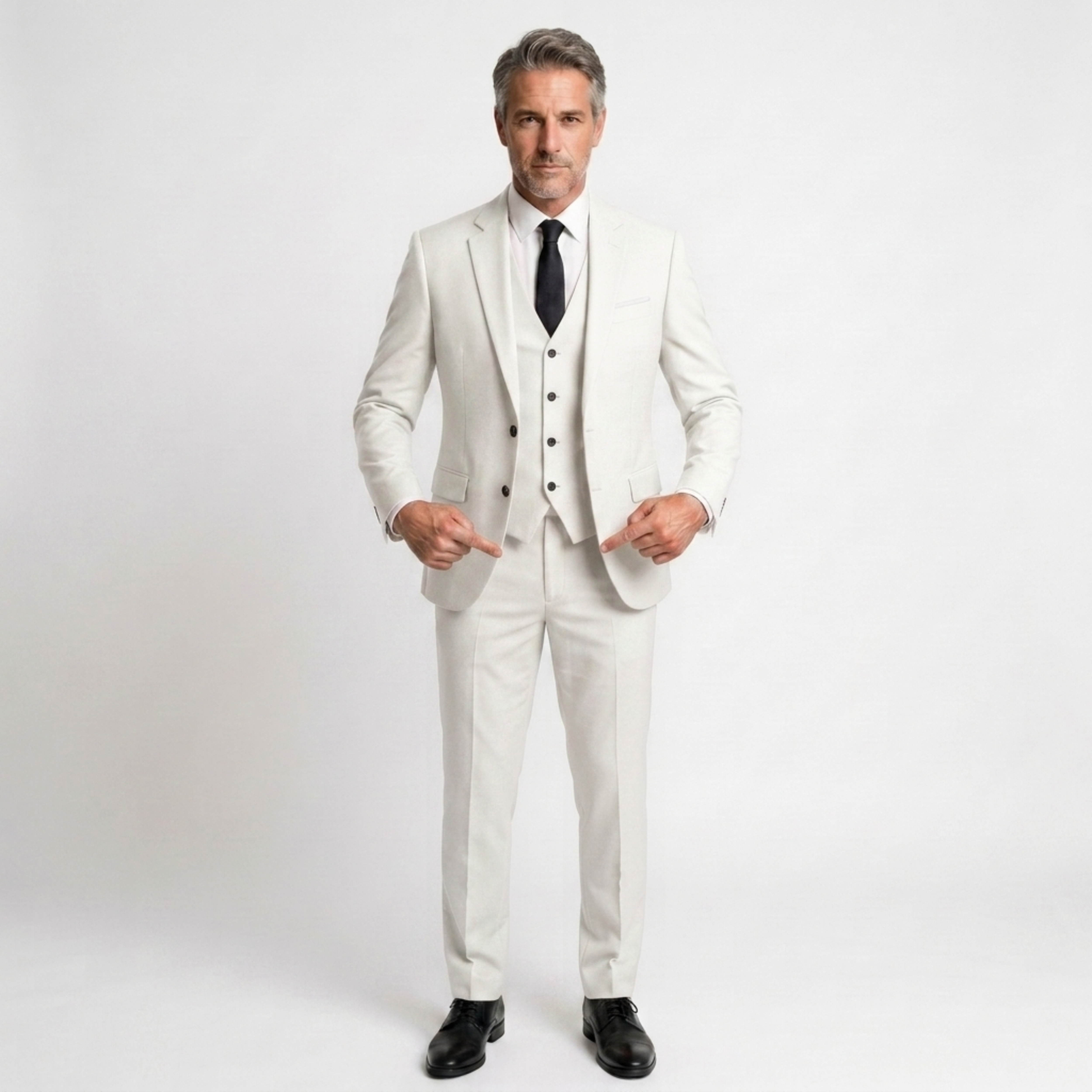 Traje hombre tres piezas slim fit | conjunto formal para bodas