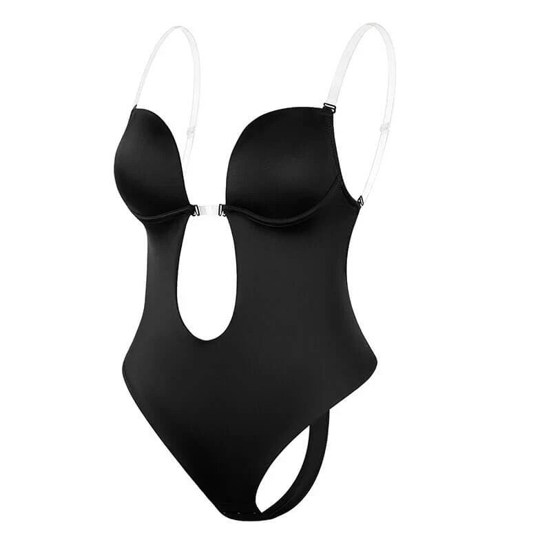 Body Moldeador Mujer Escote Profundo Espalda Descubierta