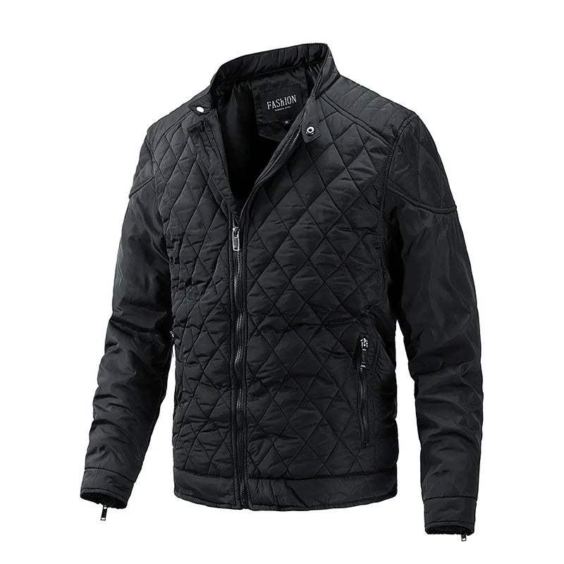 Chaqueta Acolchada Moderna para Hombre con Corte Cómodo y Diseño Estructurado
