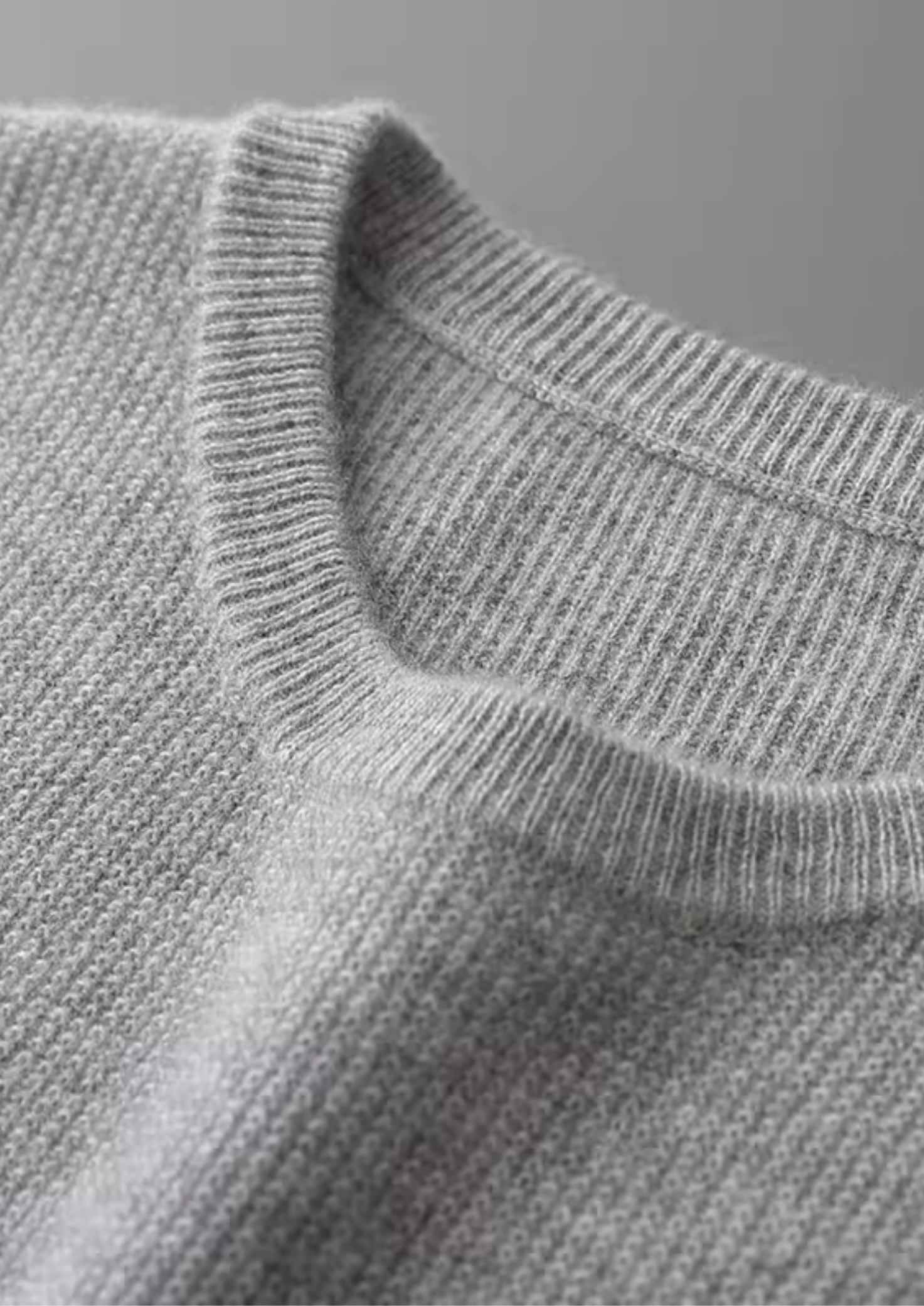 Chaleco de lana merino para hombre de punto con cuello redondo y diseño jacquard