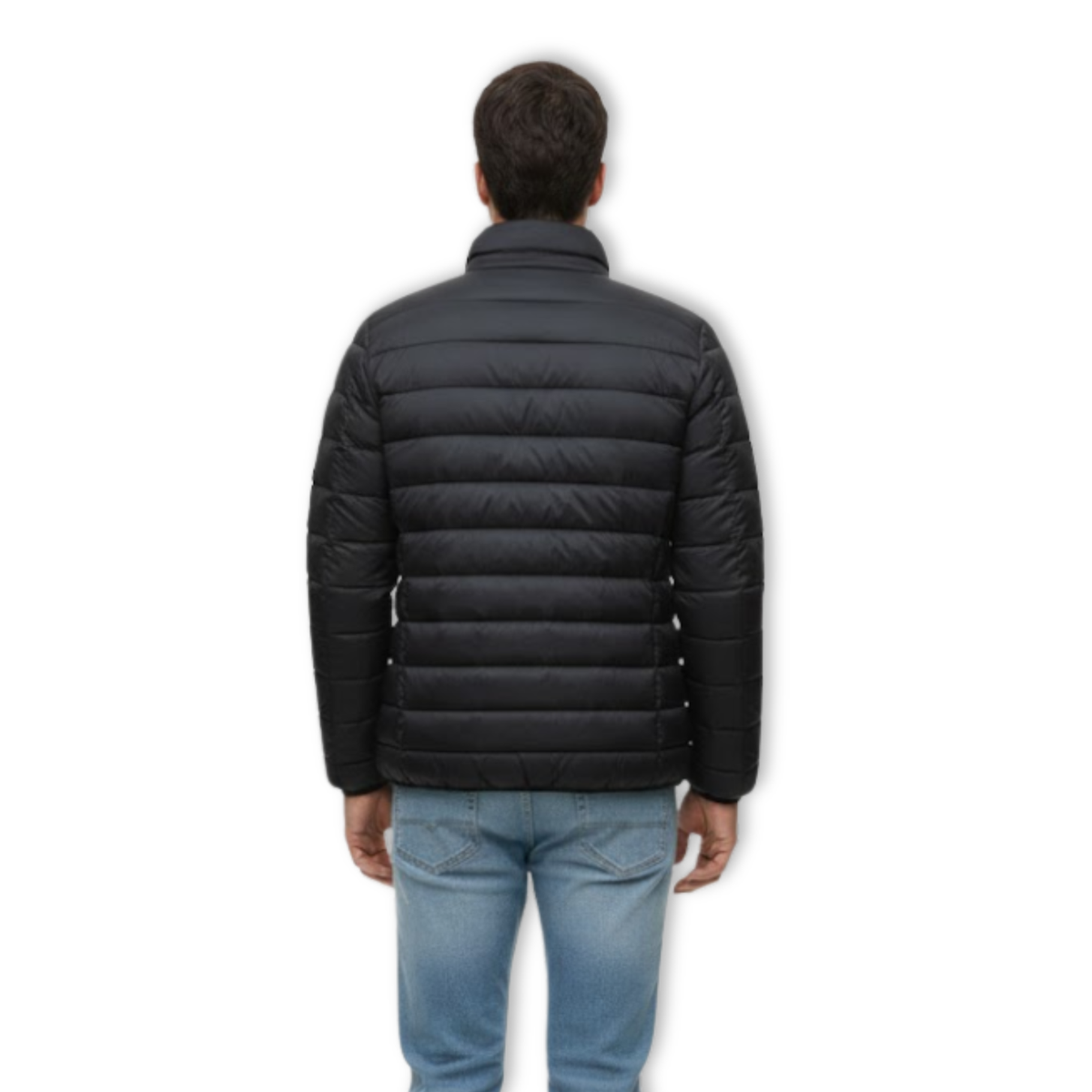 Chaqueta de Plumón Ultraligera para Hombre Impermeable y Plegable