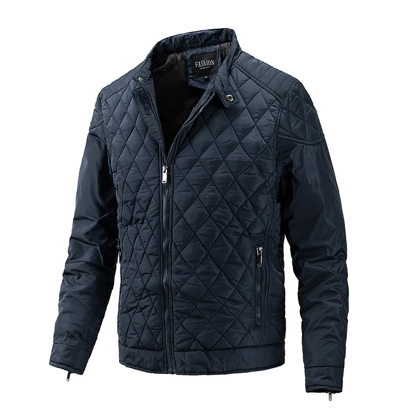 Chaqueta Acolchada Moderna para Hombre con Corte Cómodo y Diseño Estructurado