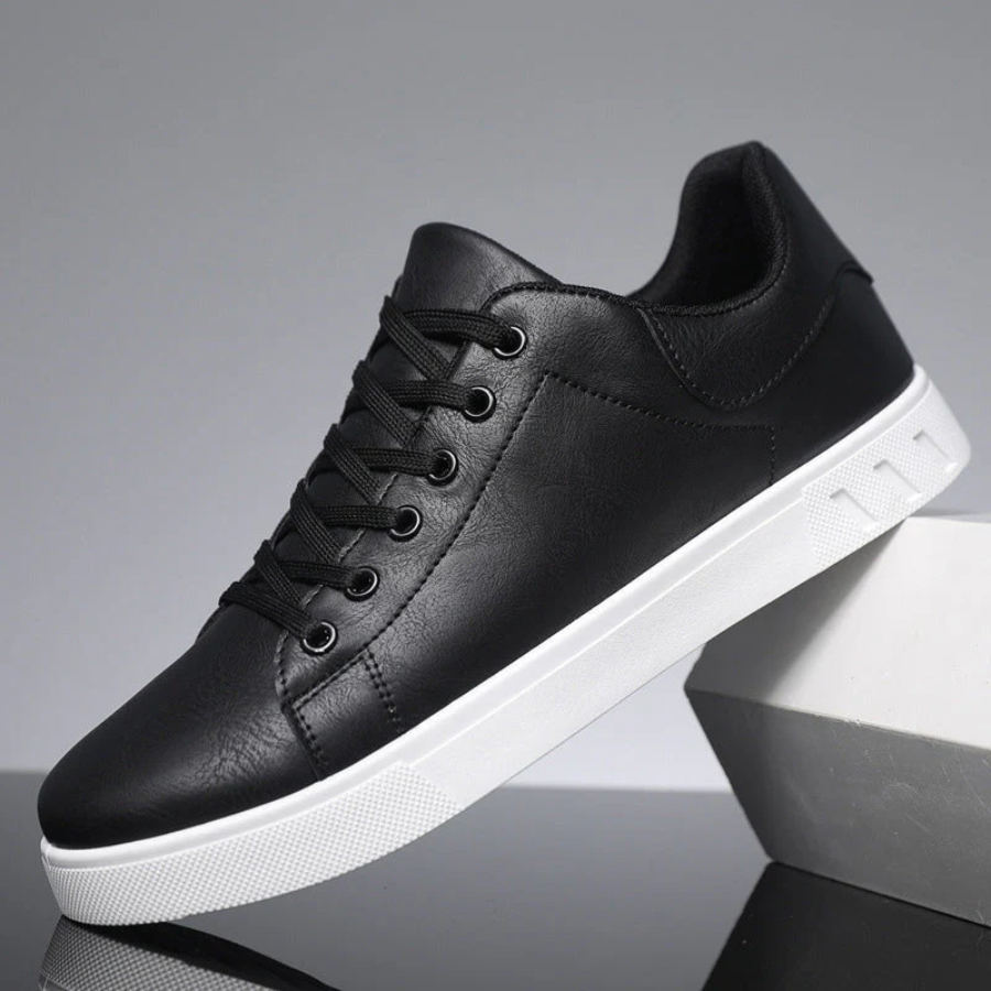 Zapatillas de Cuero para Hombre con Cordones y Silueta Clásica