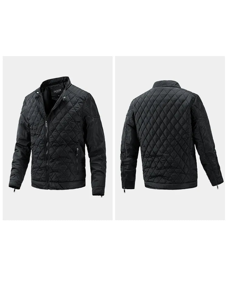 Chaqueta Acolchada Moderna para Hombre con Corte Cómodo y Diseño Estructurado