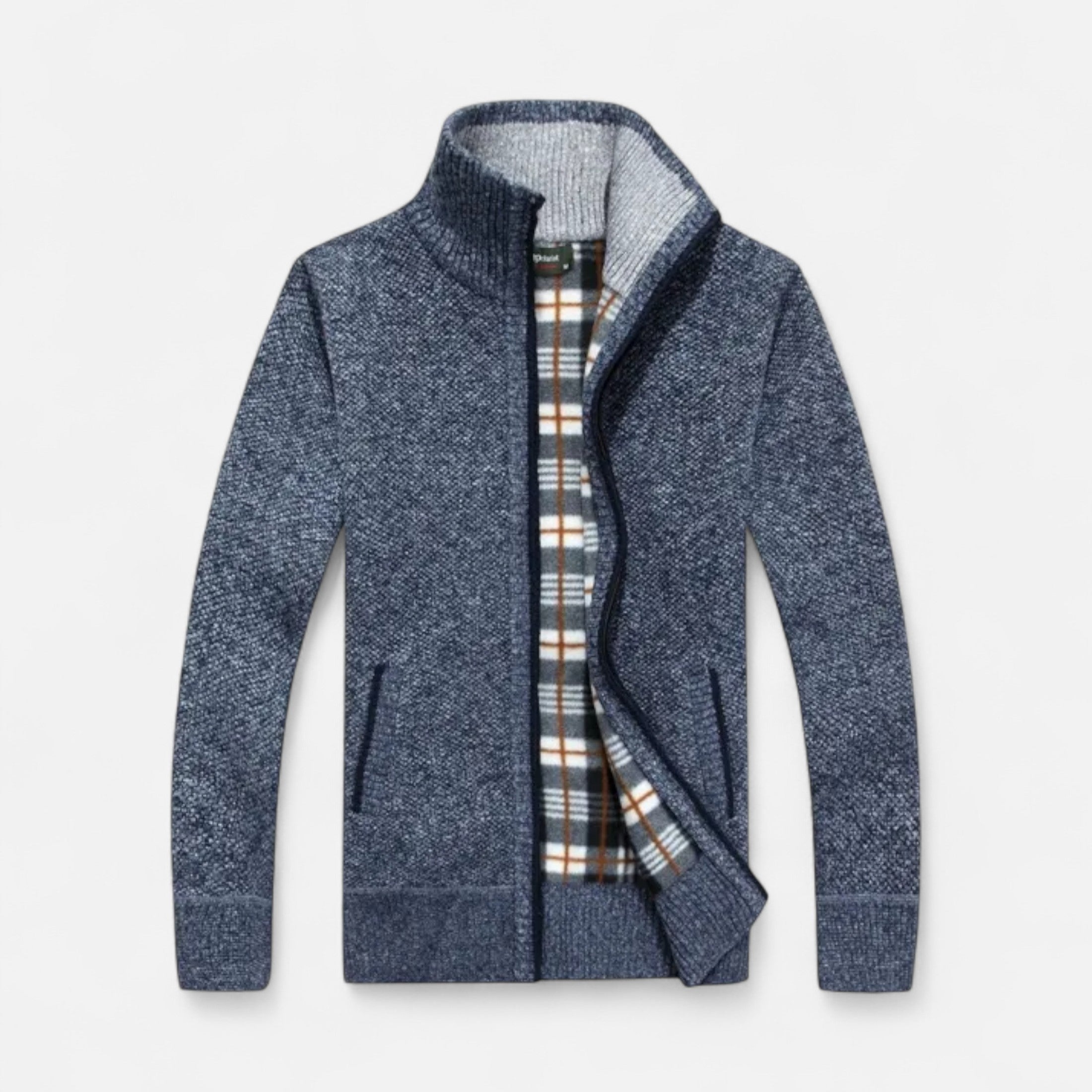 Jersey Hombre Invierno Tejido con Cremallera
