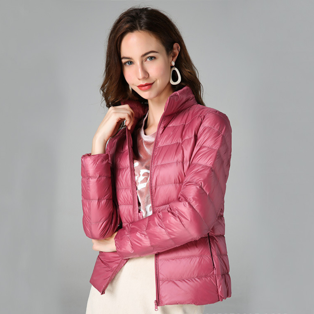 Chaqueta Impermeable Ligera para Mujer con Bolsillos Multifuncionales