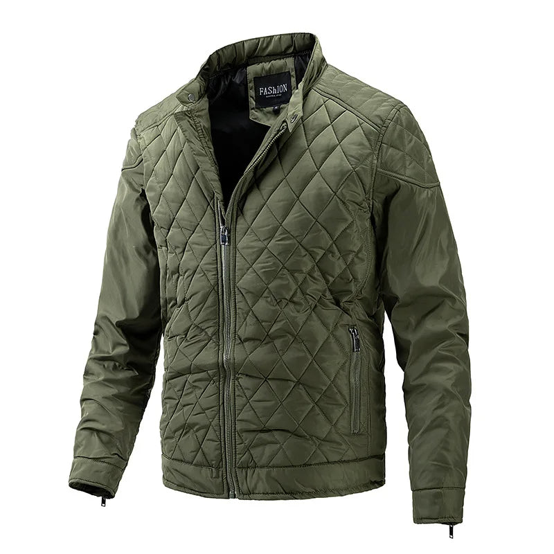 Chaqueta Acolchada Moderna para Hombre con Corte Cómodo y Diseño Estructurado