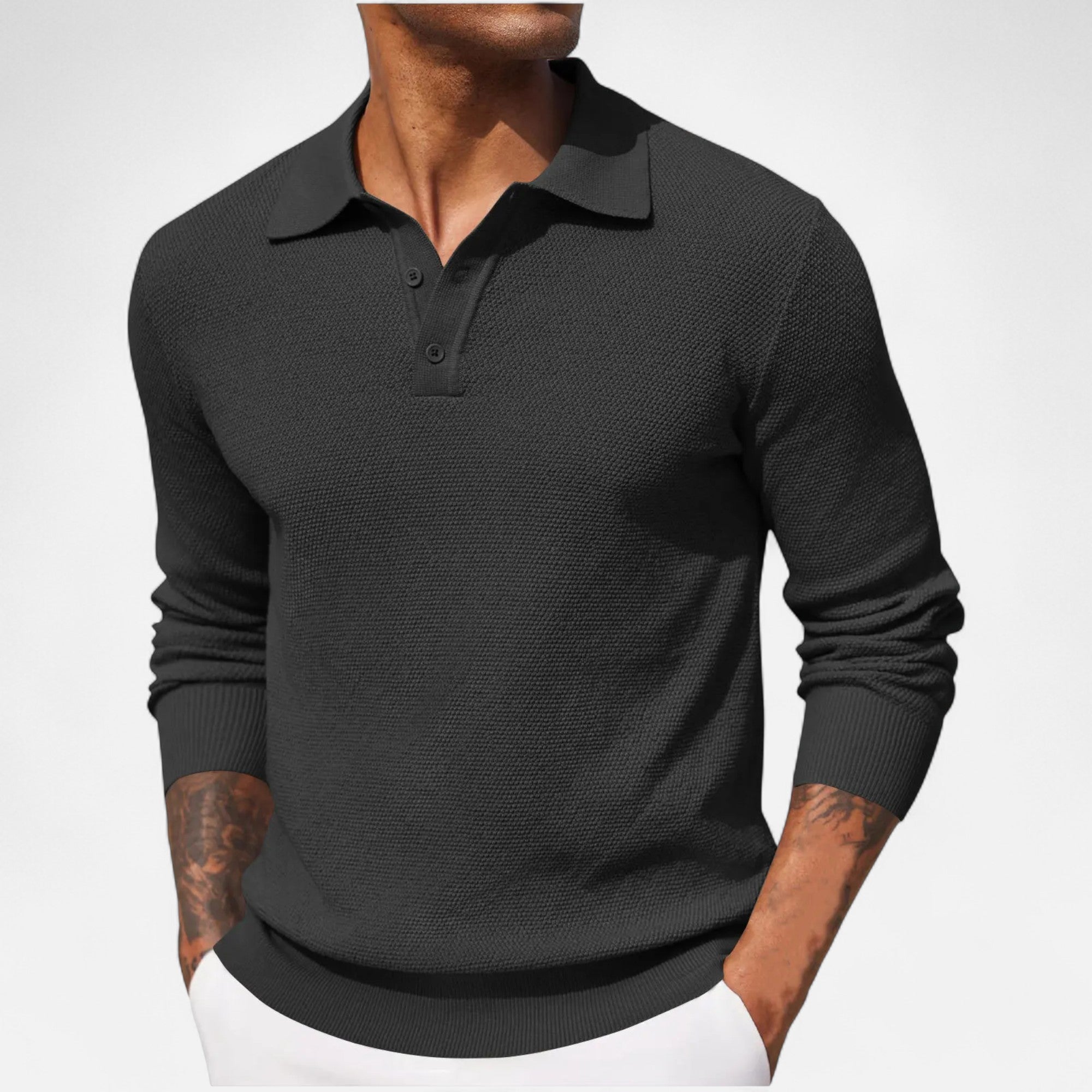 Polo de Manga Larga de Lujo