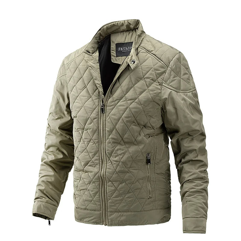 Chaqueta Acolchada Moderna para Hombre con Corte Cómodo y Diseño Estructurado
