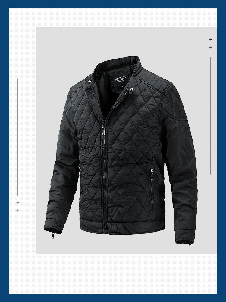 Chaqueta Acolchada Moderna para Hombre con Corte Cómodo y Diseño Estructurado