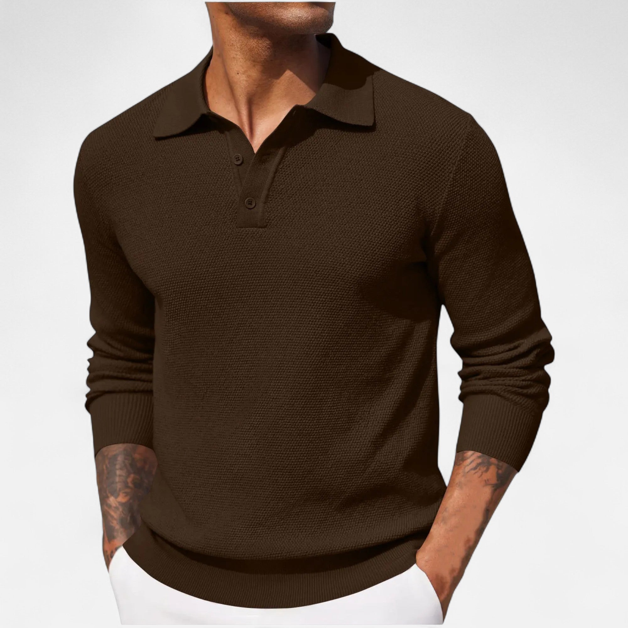 Polo de Manga Larga de Lujo