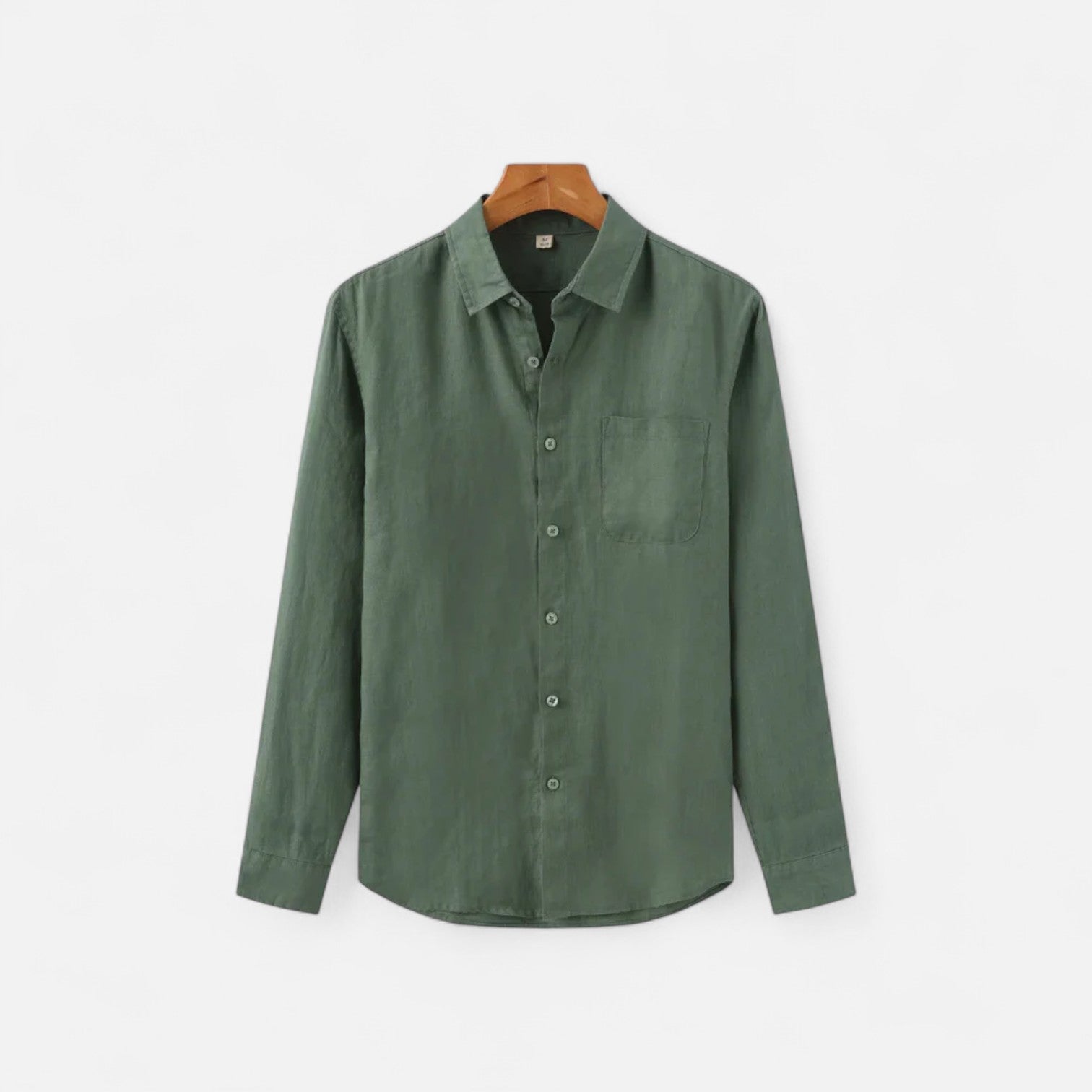 Camisa de Lino para Hombre de Manga Larga – Elegancia Atemporal, Comodidad Natural